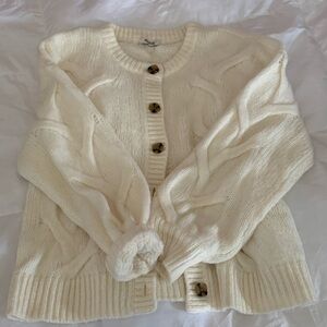 Madewell button down cardigan